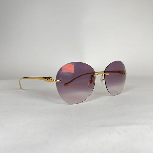 Cartier Trinity Glasses Purple Lense
