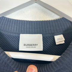 Burberry Navy Equestrian Knight Sweatshirt Size M