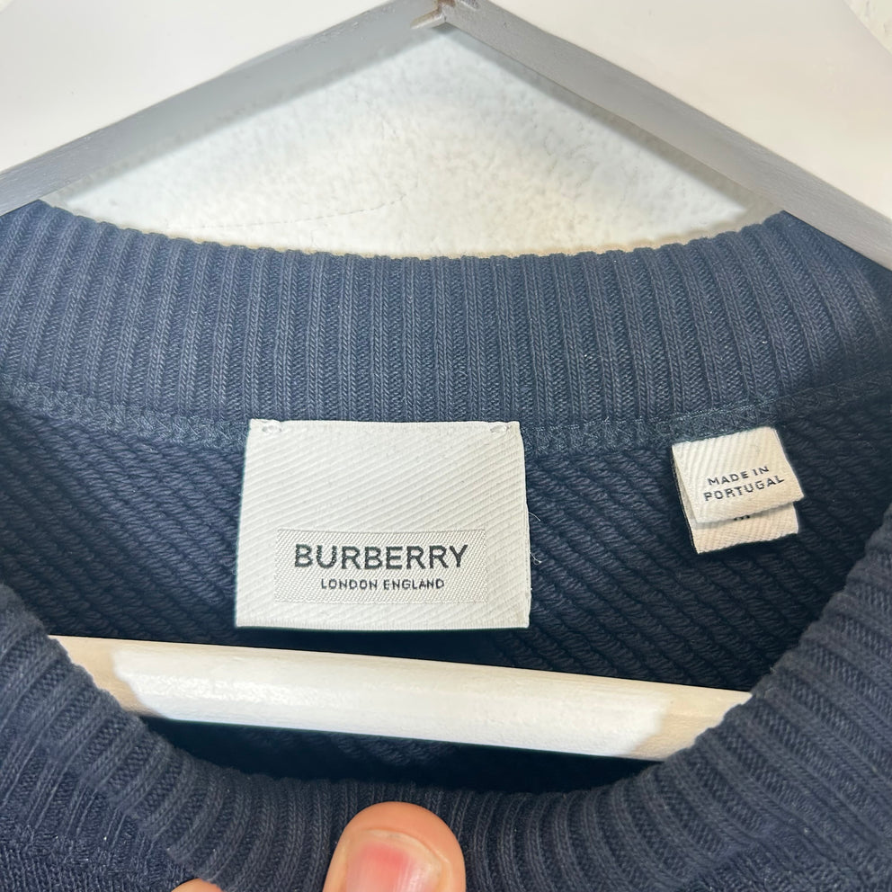 Burberry Navy Equestrian Knight Sweatshirt Size M