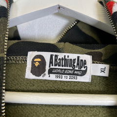 Bape 1st Camo Full-Zip Hoodie Size XL