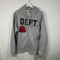 Gallery Dept. Boxing Logo Grey Zip-Up Size M
