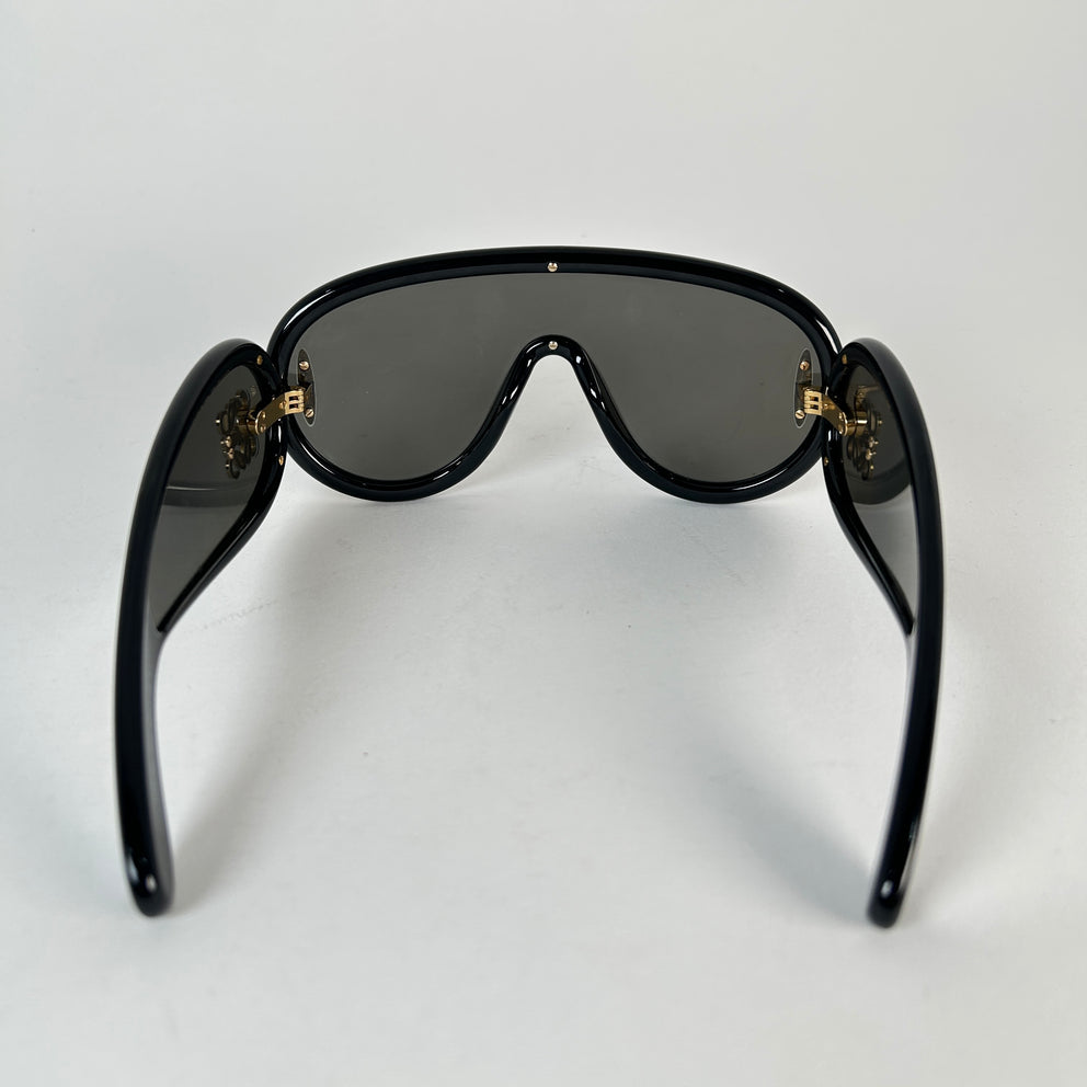Loewe Black Anagram Mask Sunglasses