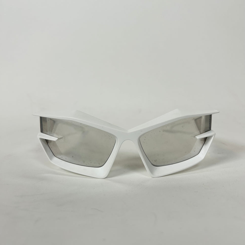 Givenchy White Matte Giv-Cut Sunglasses