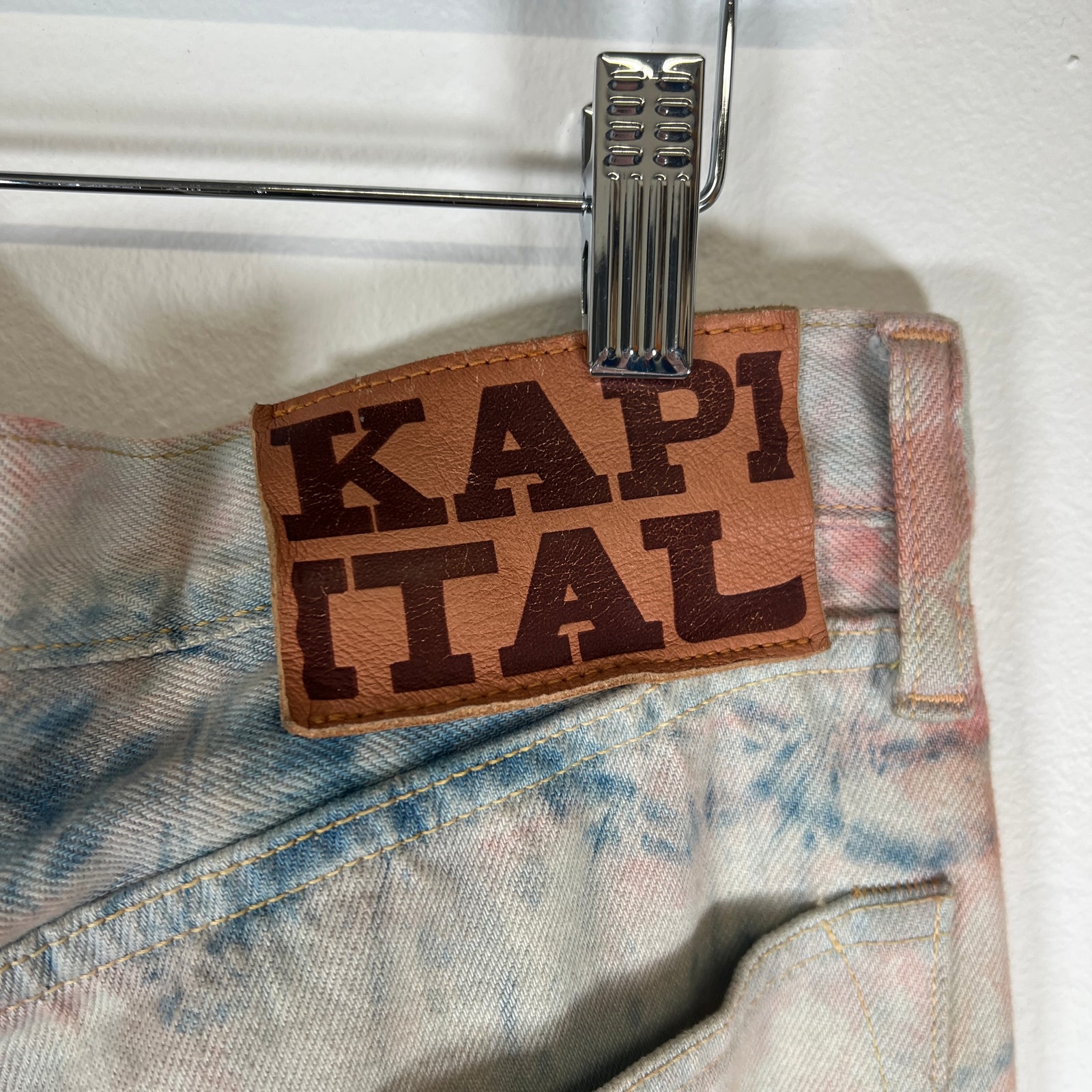 Kapital Papillon Boro Patch Tye Dye Pants