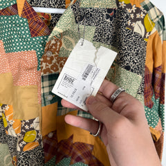 Bode Patchwork Pattern Shirt Size S