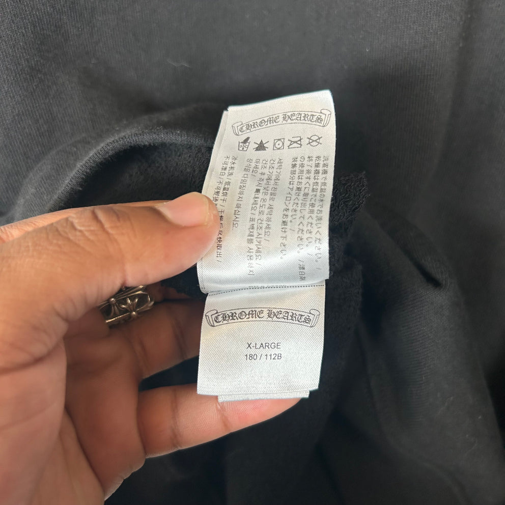 Chrome Hearts Black Matty Boy Stay Fast Crewneck Size XL