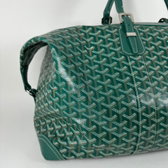 Goyard Goyardine Green Boeing 55 Travel Duffle Bag