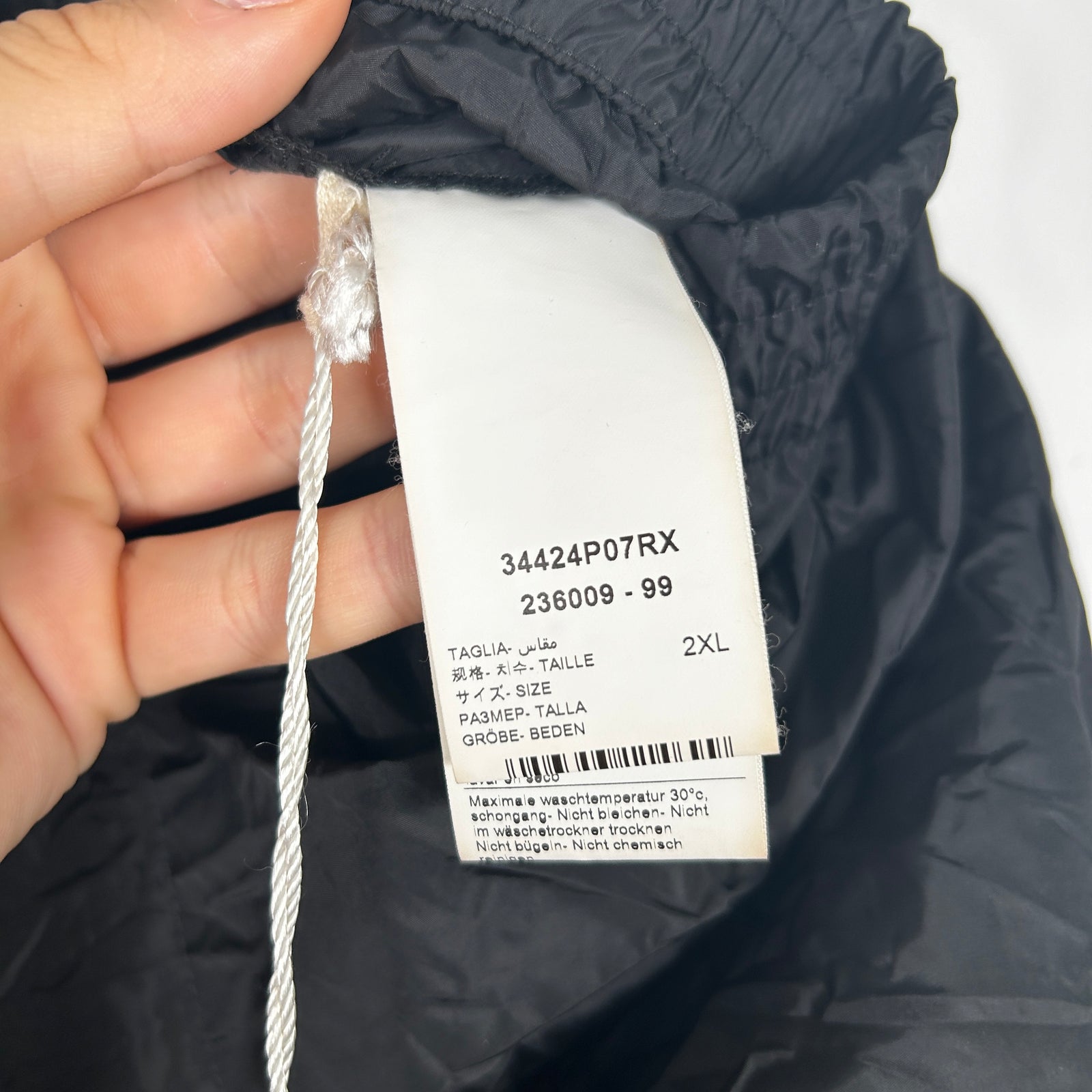 424 Crinkle Nylon Pants Size 2XL