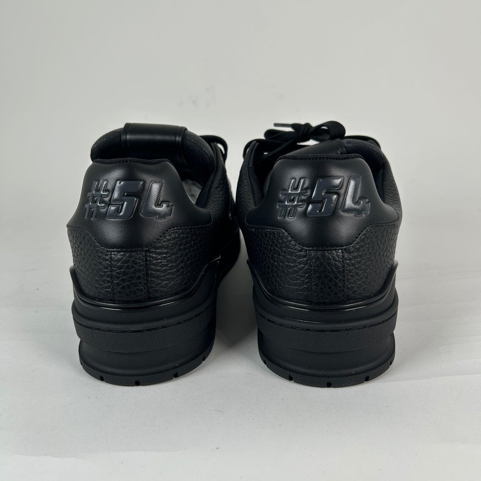 Louis Vuitton Triple Black Monogram Trainers Size 10LV
