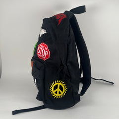 Balenciaga Black Multi-Patch Explorer Backpack