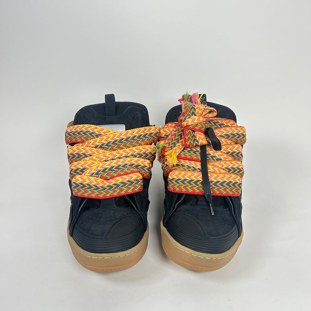 Lanvin Black Curb Sneaker Size 45