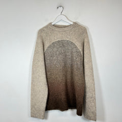 ERL Brown Gradient Rainbow Knit Sweater