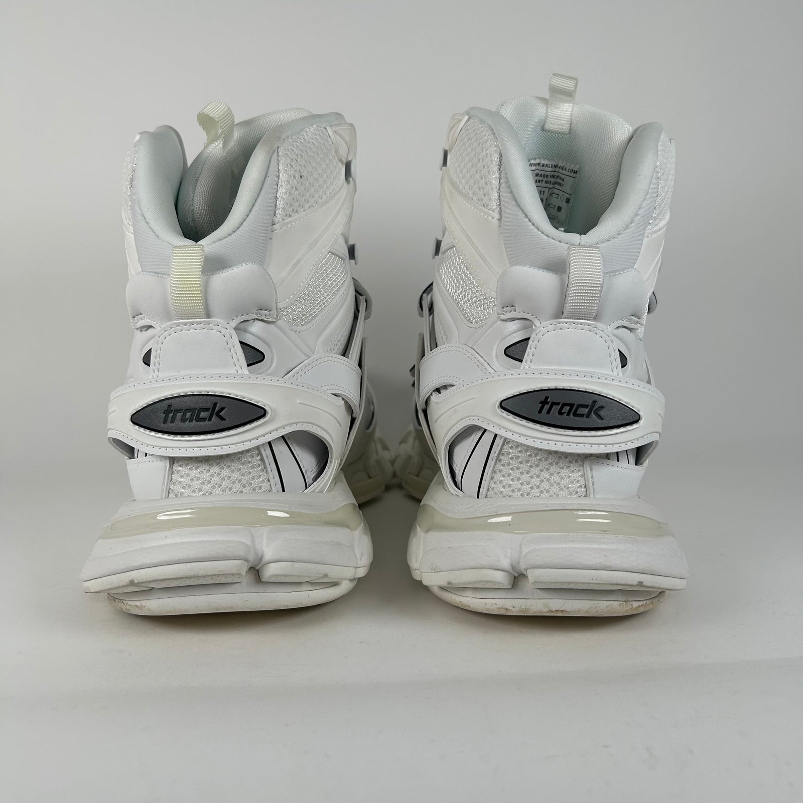 Balenciaga Hike White High Top Track Sneaker Size 12