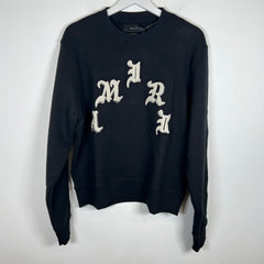 Amiri x Wes Lang Black Curve Logo Crewneck Size S