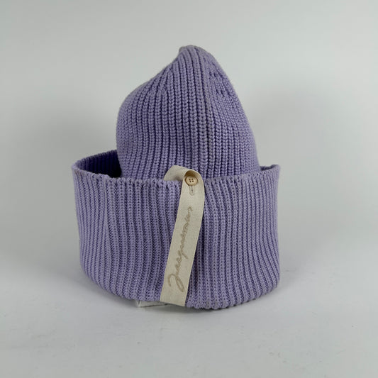 Jacquemus Knit Purple Beanie