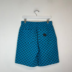 Gucci Blue GG Monogram Canvas Shorts Size 32