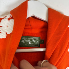 Denim Tears Orange Wreath Hoodie Size M