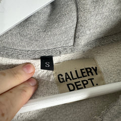 Gallery Dept. Grey Paint Splatter Hoodie Size S
