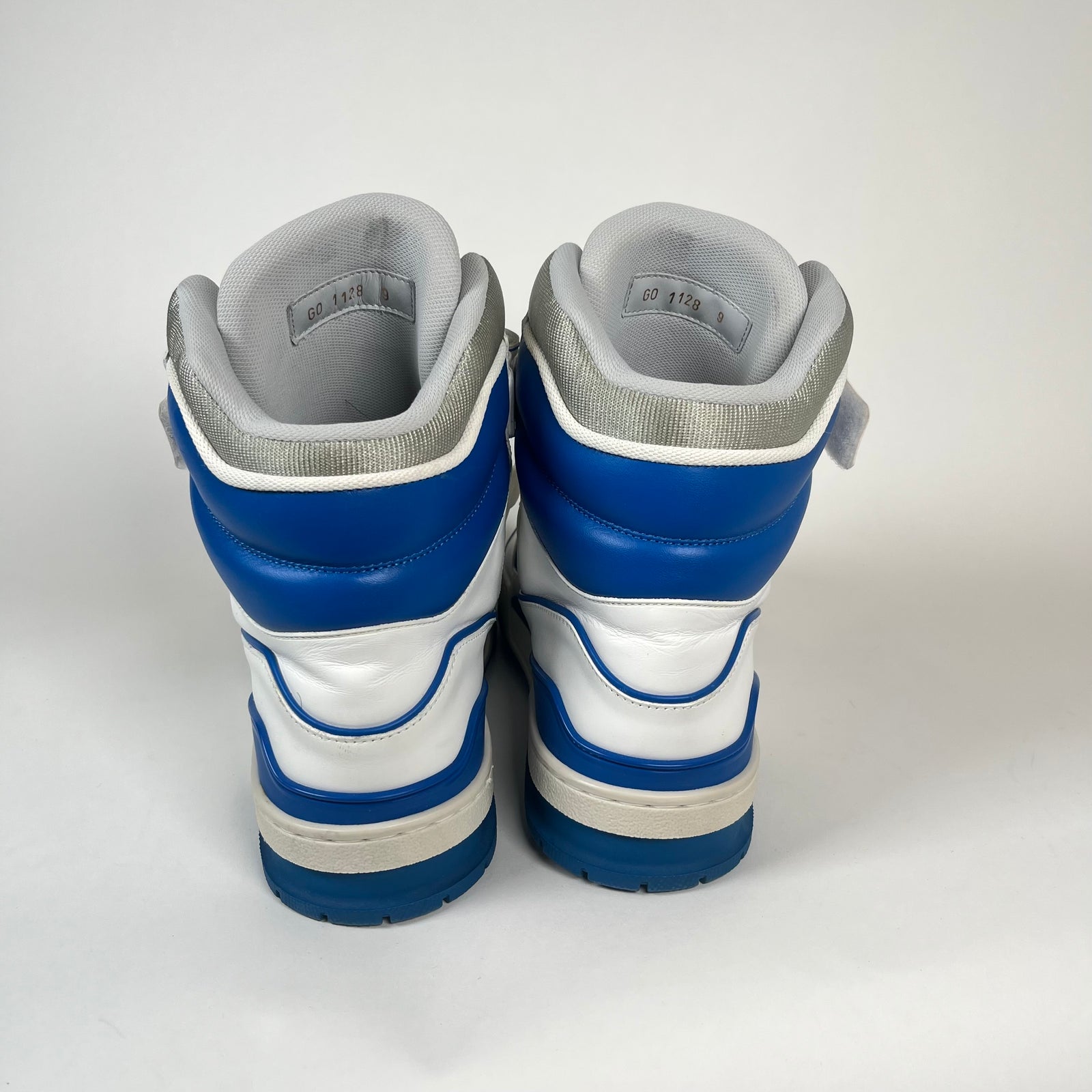 Louis Vuitton Blue High Top Trainers LV 9