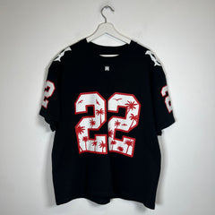 Amiri Black/Red Football Jersey Tee Size M