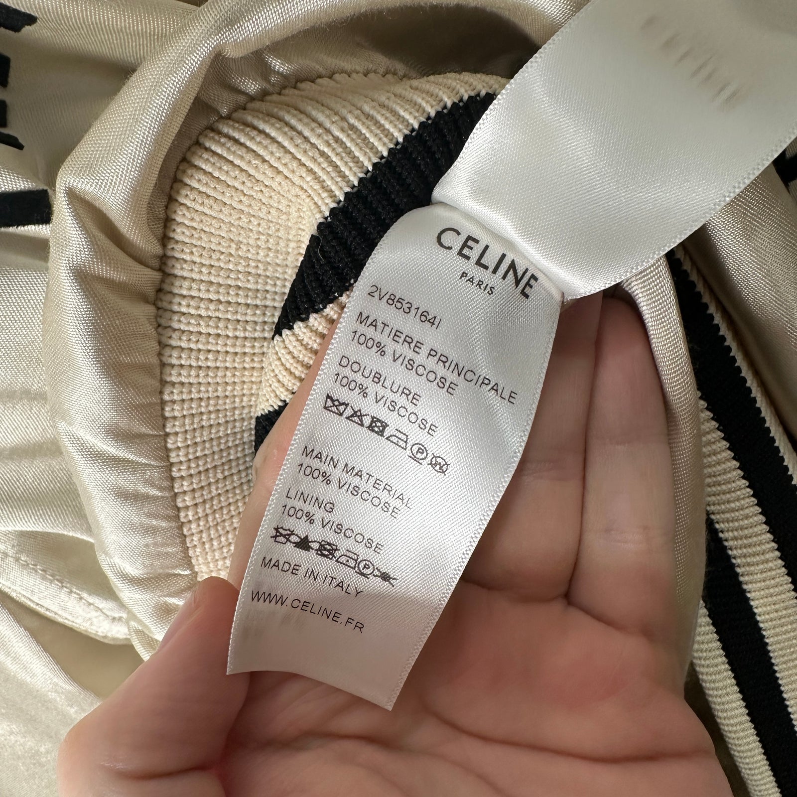 Celine SS20 'Nostalgia' Bomber Jacket Size L