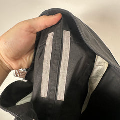Rick Owens SS21 Black Cotton Straight Pants Size 36