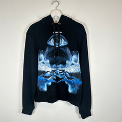 Burberry Black Shark Print Hoodie Size S