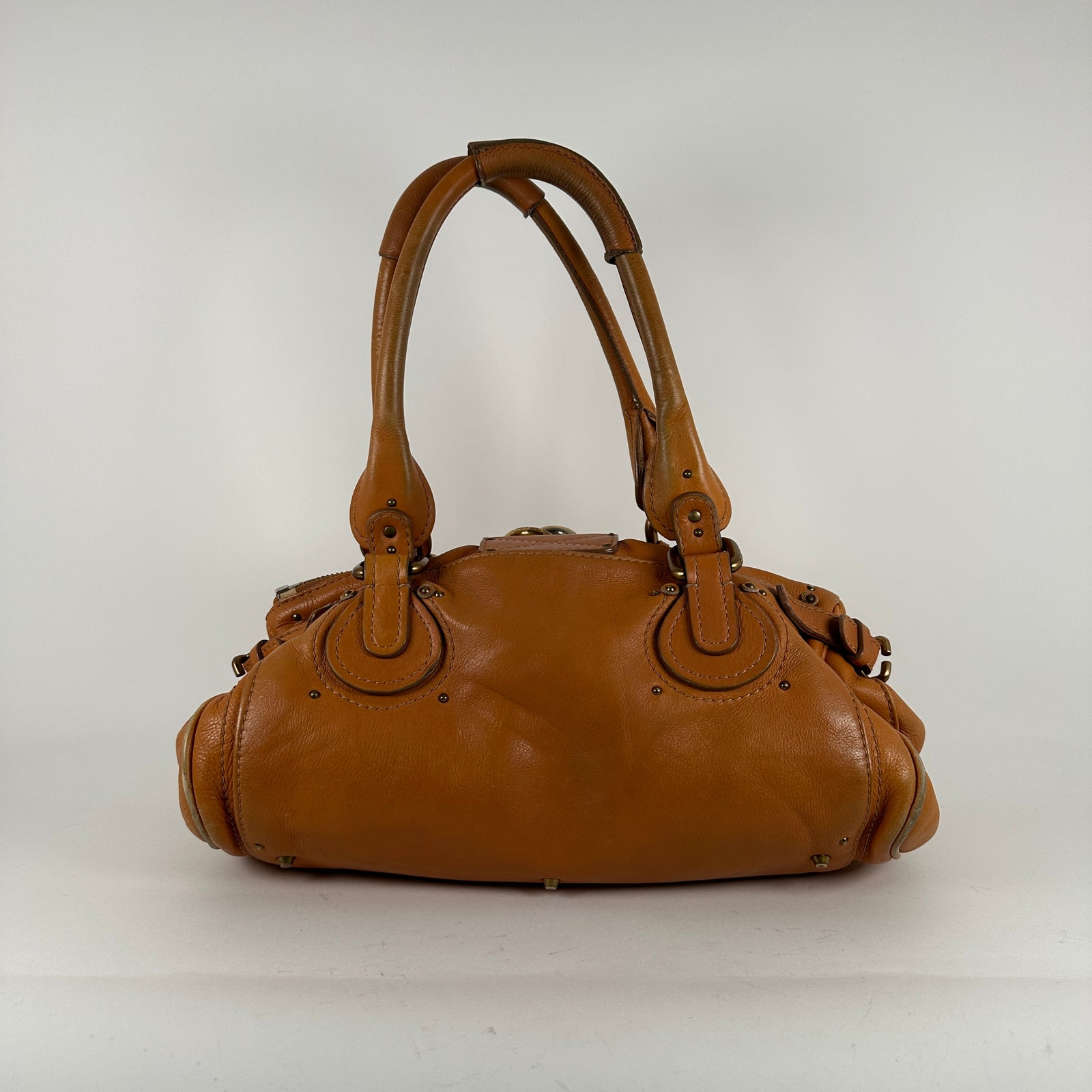 Chloe Paddington Lock Leather Handbag