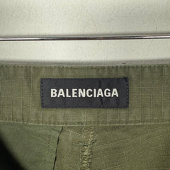 Balenciaga AW20 Green Convertible Cargo Pants Size 34