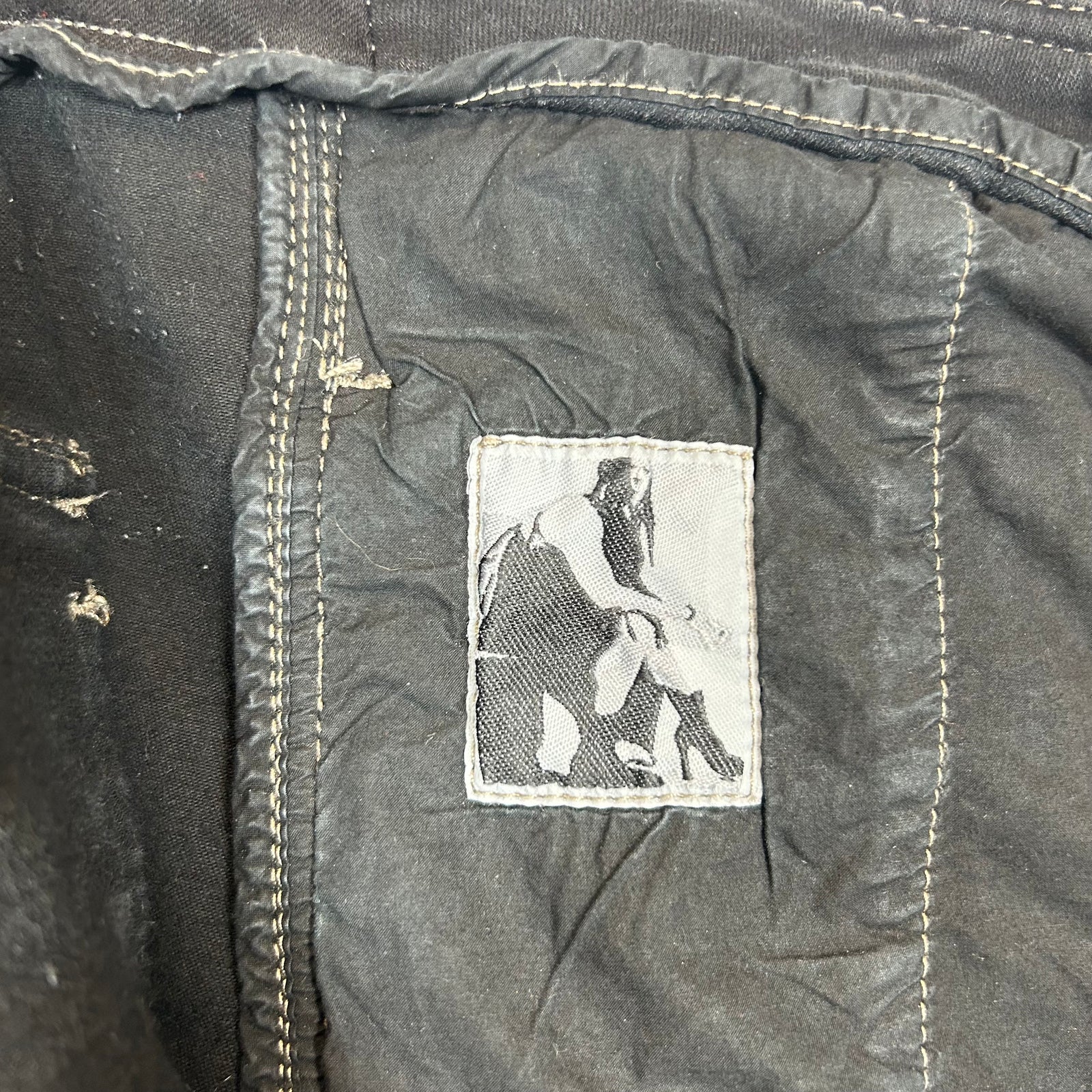 Rick Owens Black Aircut Shorts Size L