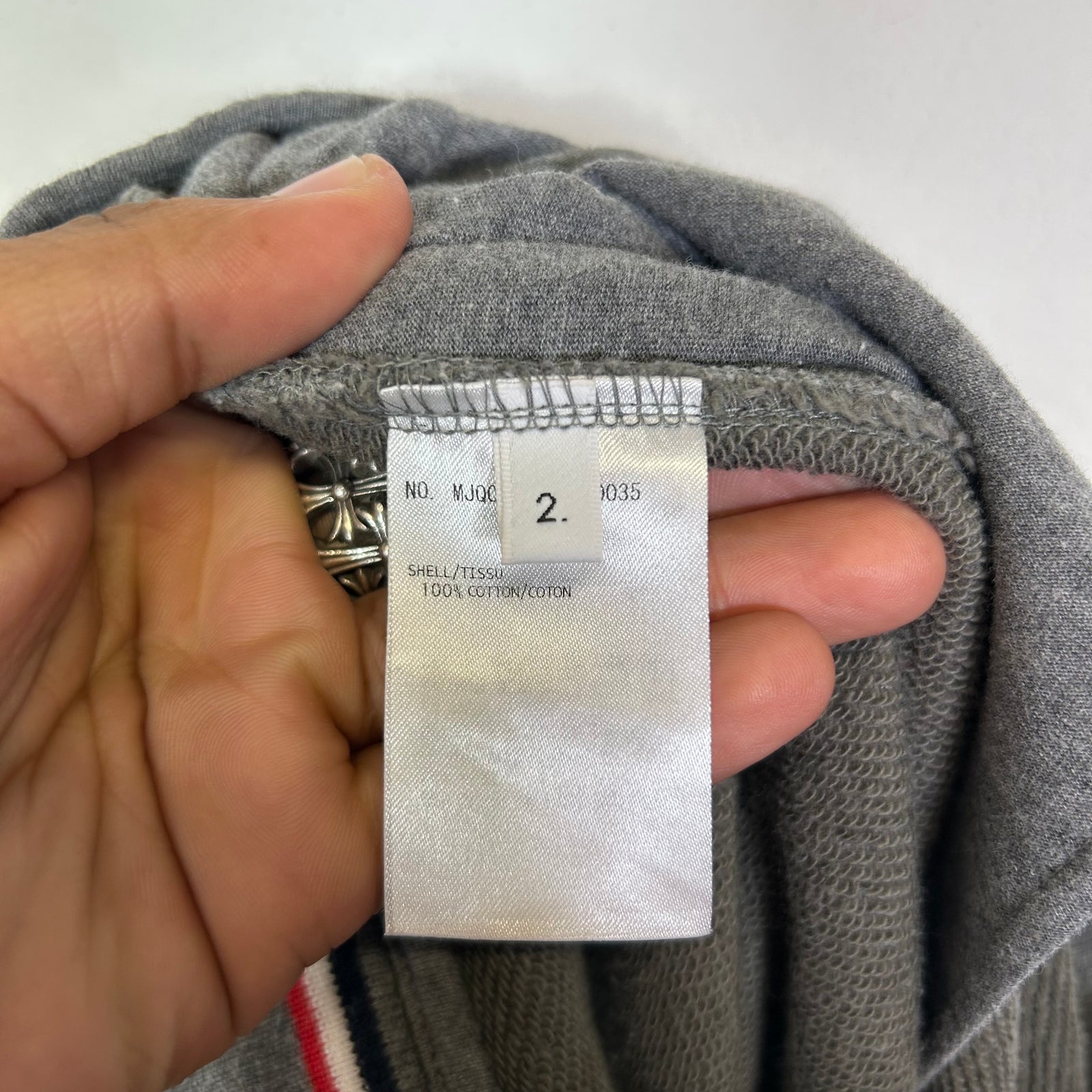 Thom Browne Grey Tonal 4 Bar Sweatpants Size 2