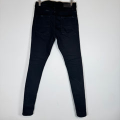 Amiri Black Zebra Print Jeans Size 29