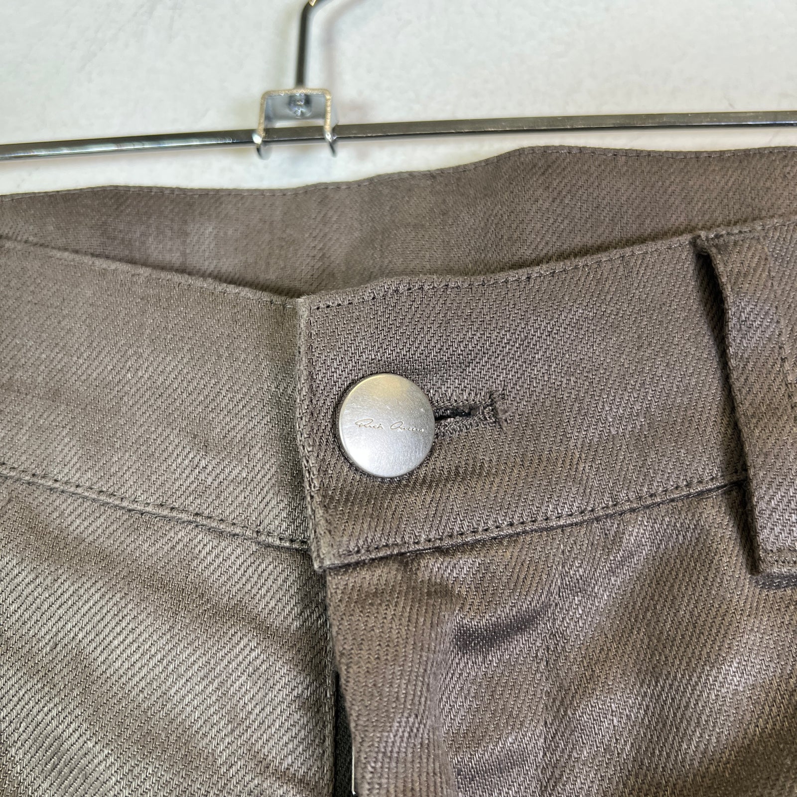 Rick Owens Hollywood SS25 Linen Stefan Cargo Pants