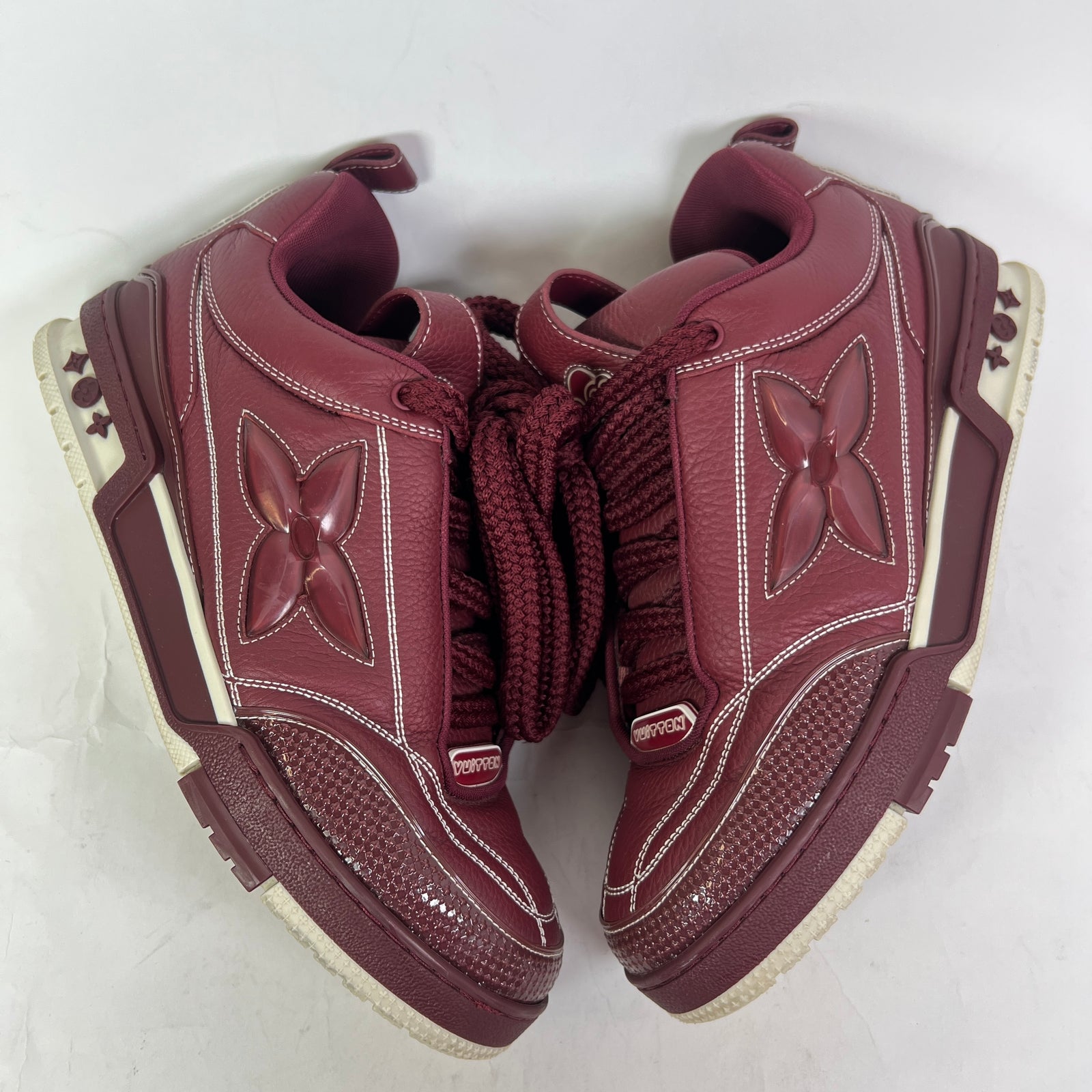 Louis Vuitton Burgundy Skate Sneaker