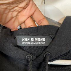 Raf Simons Black SS21 "Rites Of Joy' Hoodie Size S