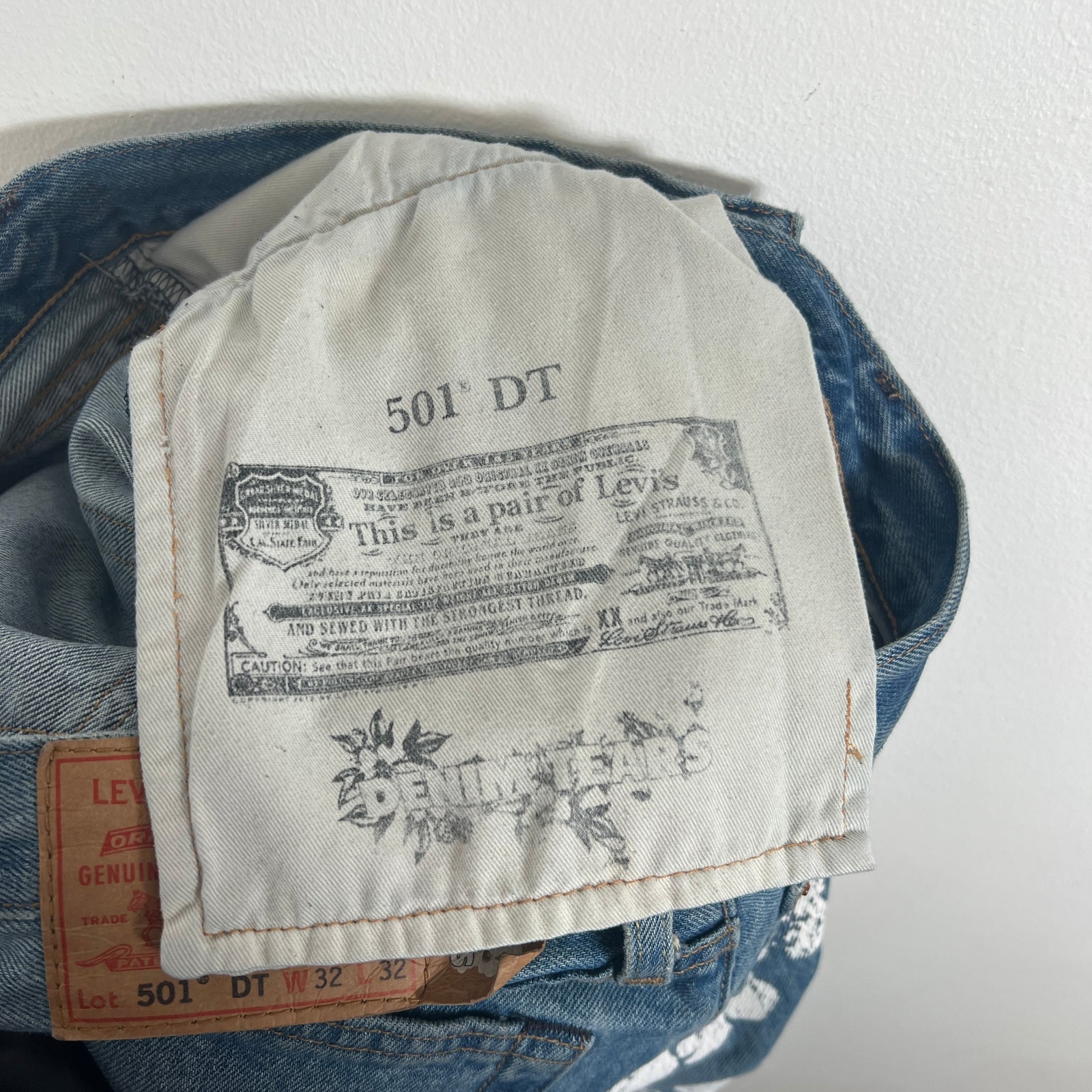 Denim Tears Jeans Lightwash Size 32x32