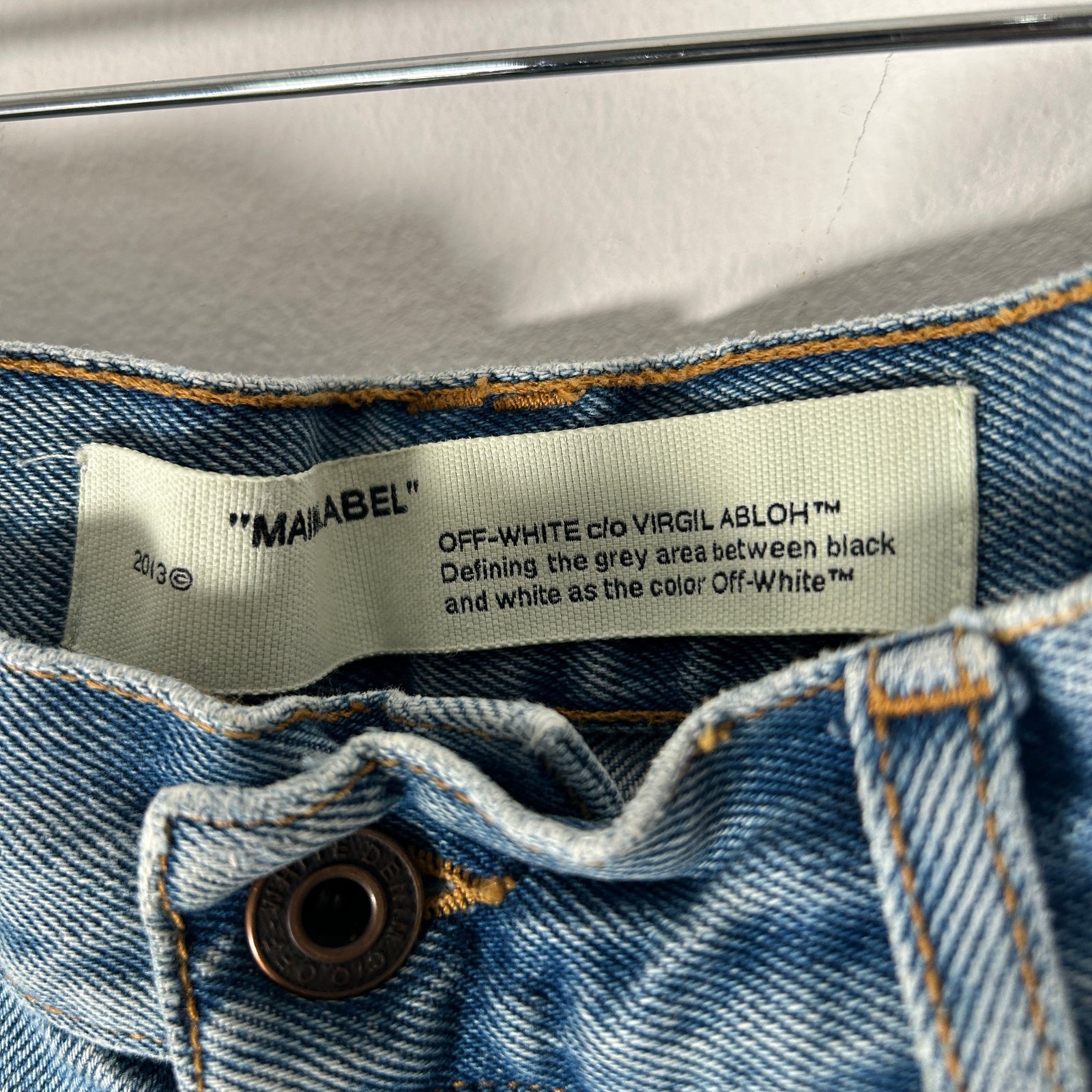 Off-White Stencil Graphic Jeans Size 36