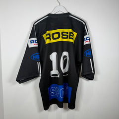 Martine Rose Oversized Black Football Jersey  Size S