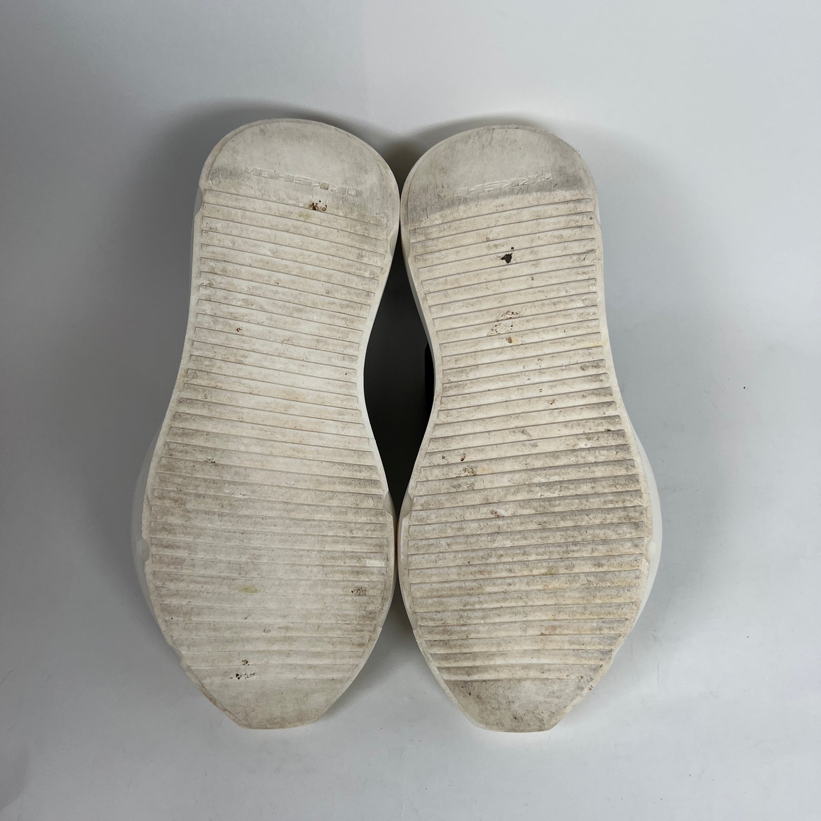 Rick Owens Drkshdw Black/Milk Abstract Jumbolace Ramones Size 42.5