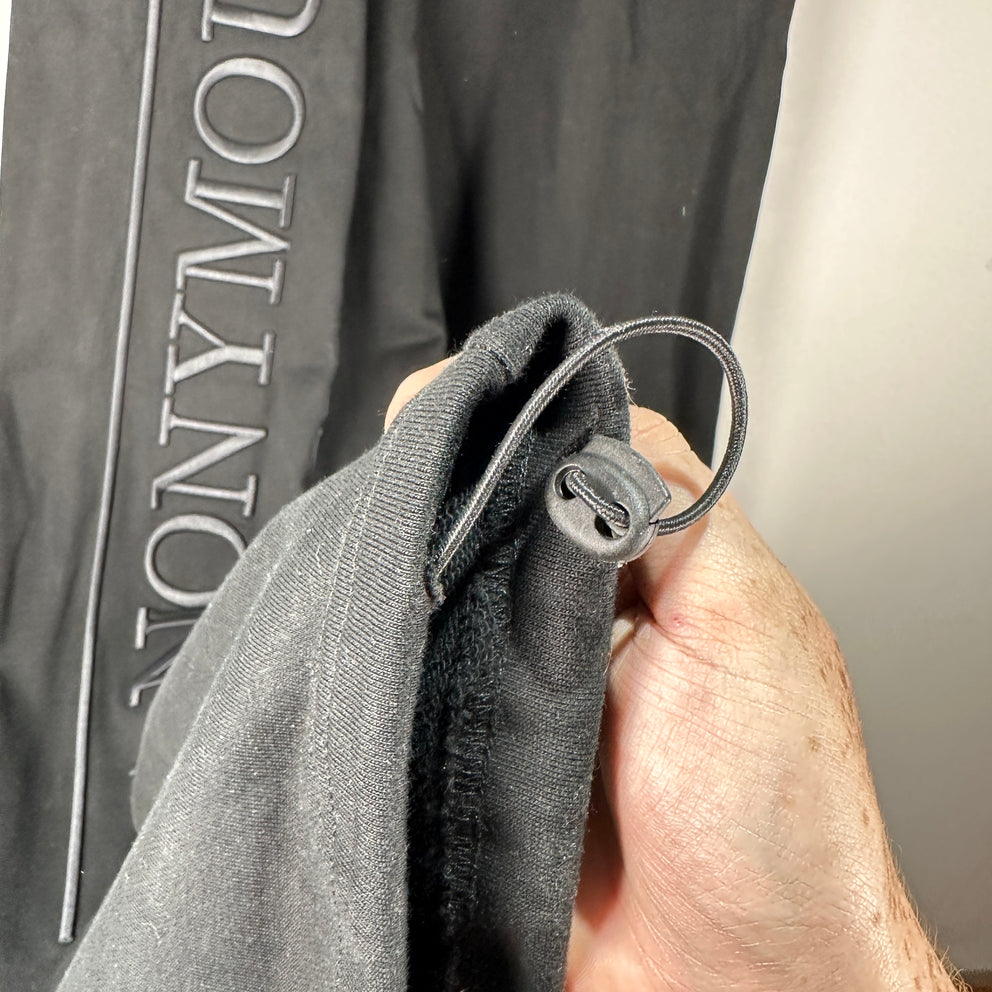 Anonymous Club Oversized Wide Leg Black Sweat Pants Size S