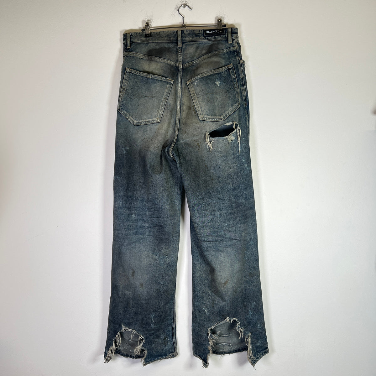 Balenciaga SS23 Mud Wash Baggy Denim Jeans