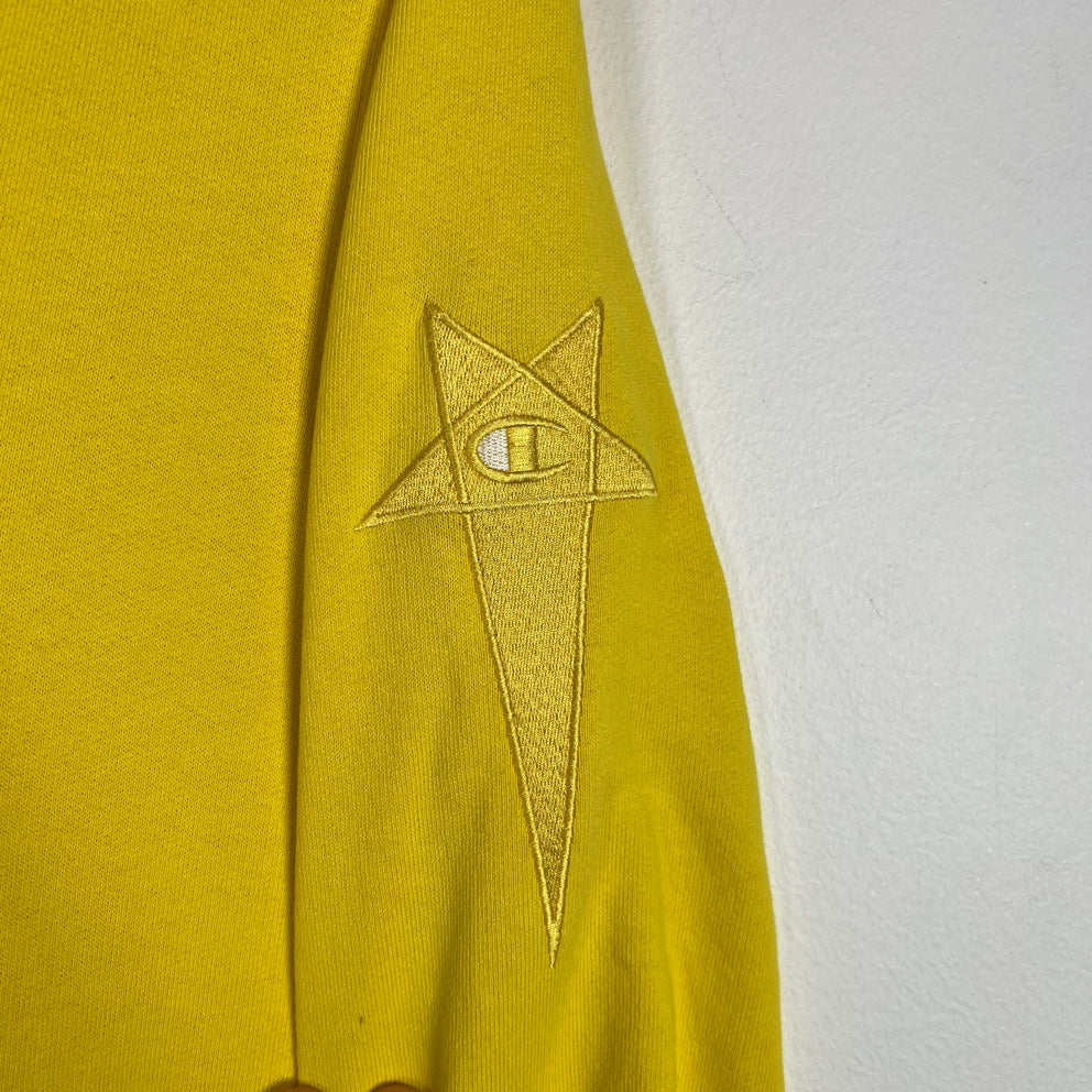 Rick Owens x Champion Lemon Mountain Zip-Up Hoodie
