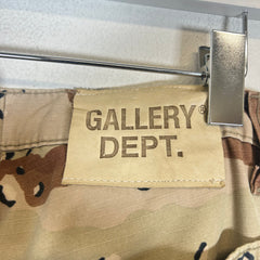 Gallery Dept Chocolate Chip Camo Flared Carpenter Pants Size 33