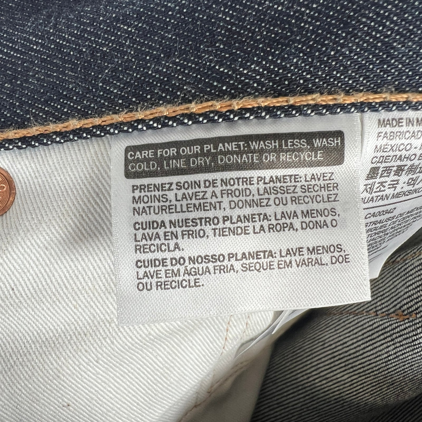 Denim Tears Raw Denim Wreath Jeans Size 29