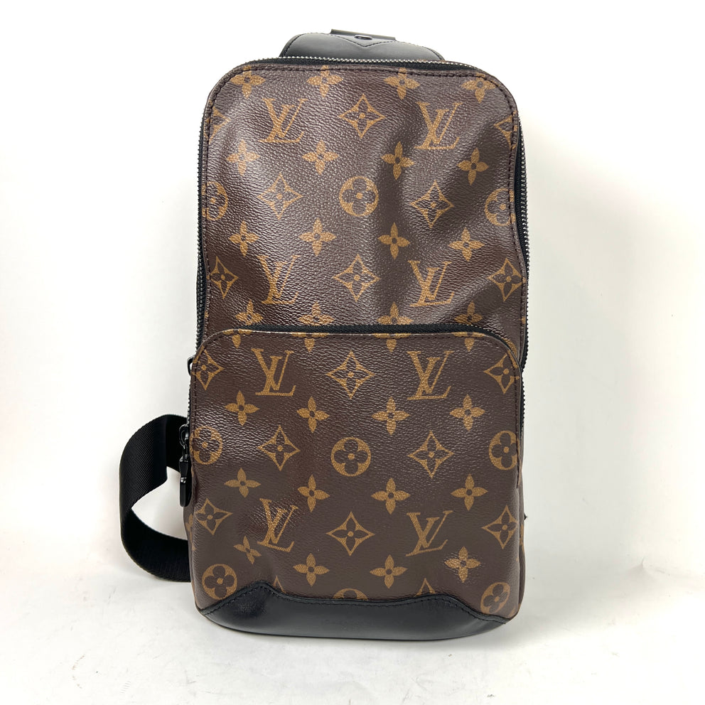Louis Vuitton Monogram Macassar Avenue Sling Bag