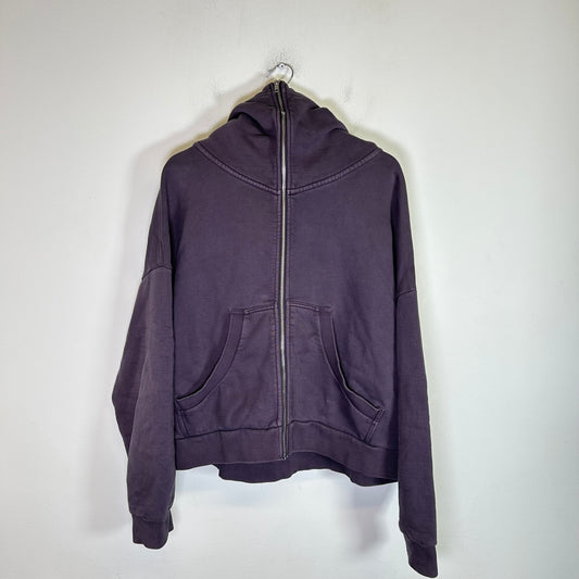 Entire Studios Washed Purple Eternal Full Zip Hoodie Size M