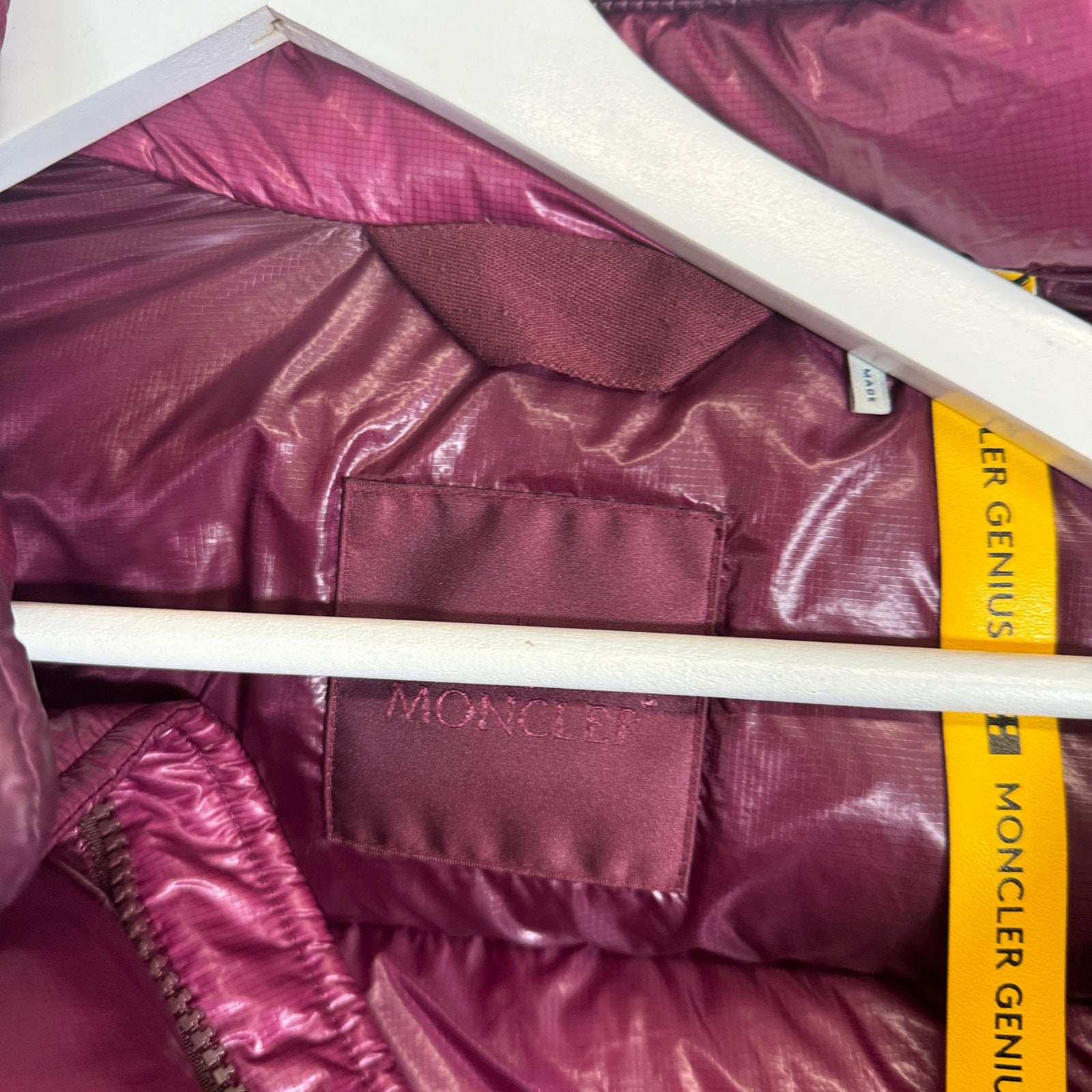 Moncler Genius Burgundy 1952 Down Jacket Size 3