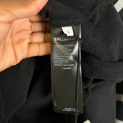 Balenciaga Spell-Out Embroidered Logo Hoodie