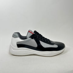 Prada Black/Grey American Cup Sneakers Size 8.5