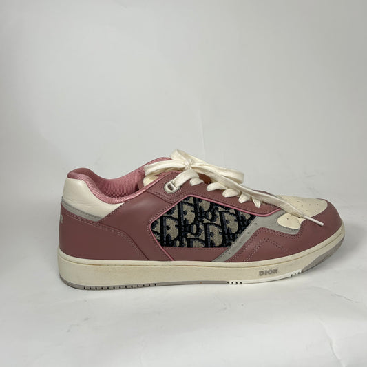 Dior B27 Pink/Cream Oblique Sneaker Size 45